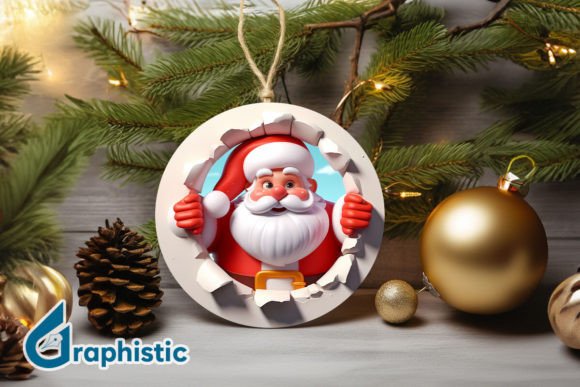 A 3D Santa Graphic's Potential for Local Business Brands