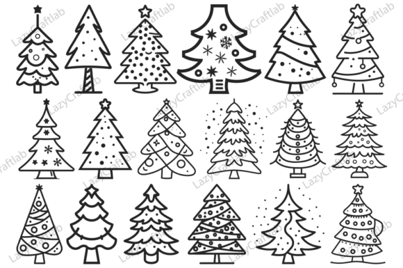 A Brand Designer's Review of Christmas Tree Graphics & Illustrations