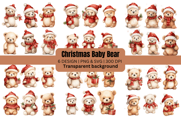 A Business Review of Christmas Baby Bear Sublart Graphics
