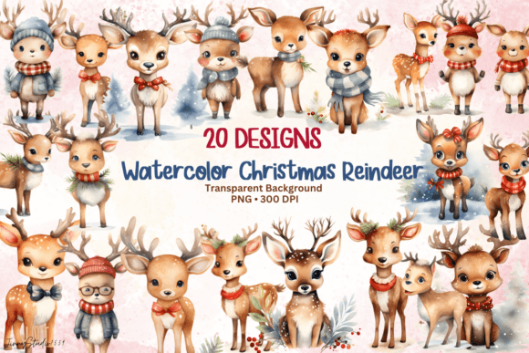 A Cohesive Review of Cute Christmas Reindeer Graphics
