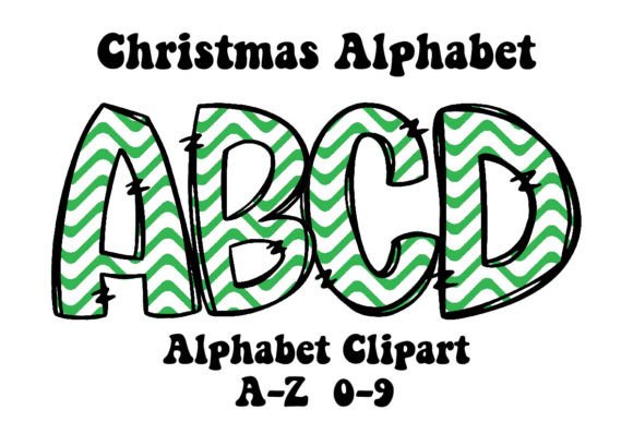 A Creative Review: Green Wave Christmas Alphabet Graphics