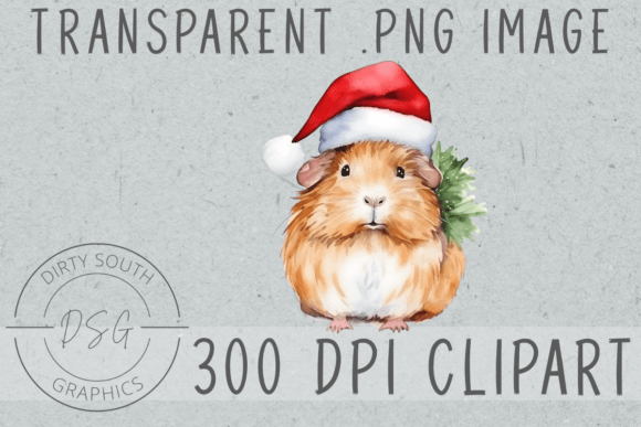 A Cute Hamster Clipart for Holiday Graphics and Illustrations