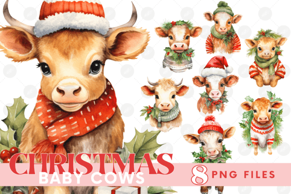 A Designer's Review of Christmas Cow Illustrations