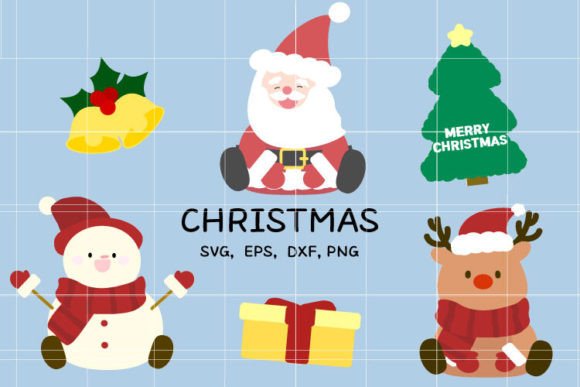 A Festive Design Asset: Christmas Illustrations for Cricut Graphics