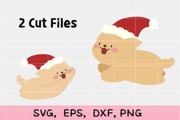 A Festive Dog Design for Cozy Local Business Graphics