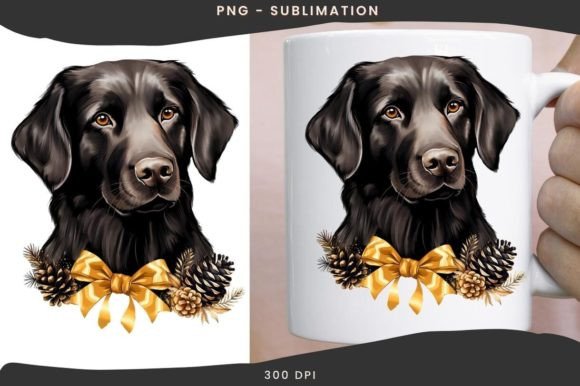 A Holiday Graphic Asset Review: The Black Retriever Christmas PNG