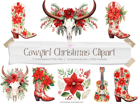 A Professional Review of Cowgirl Christmas Illustrations