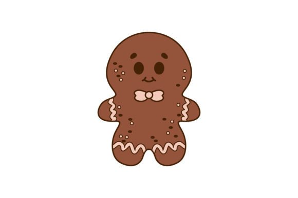 A Retro Gingerbread Character: Evaluating Graphics & Illustrations