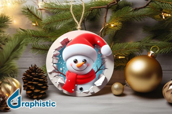 A Review of 3D Snowman Ornament Graphics for Branding