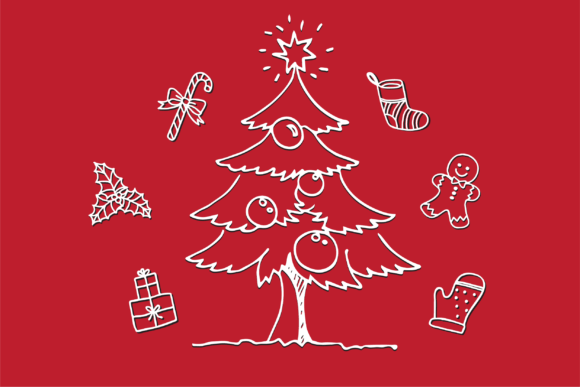 A Review of the Merry Christmas Doodle Drawing Style Graphics