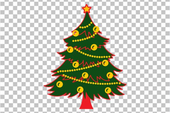 Christmas Tree Graphics for Branded Holiday Visuals