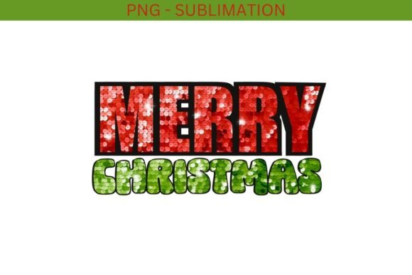 Merry Christmas Sequin Glitter Letters: A Festive Graphics Review