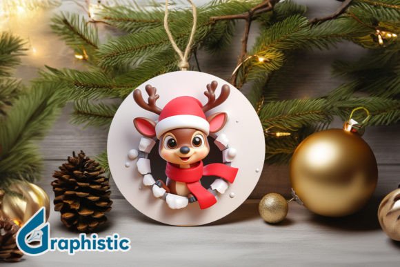 Reindeer 3D Ornament: A Graphic Designer's Review