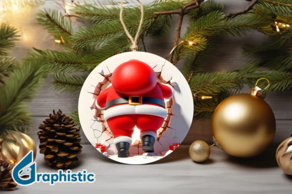 Santa Graphics for Local Business Branding
